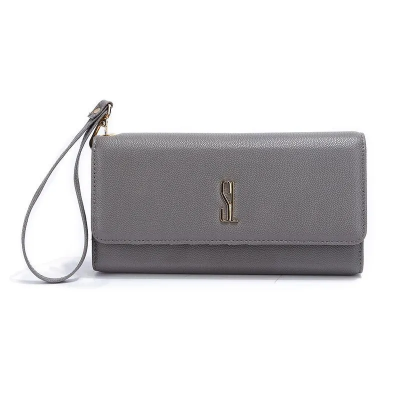 Carteira Caviar Light Grey