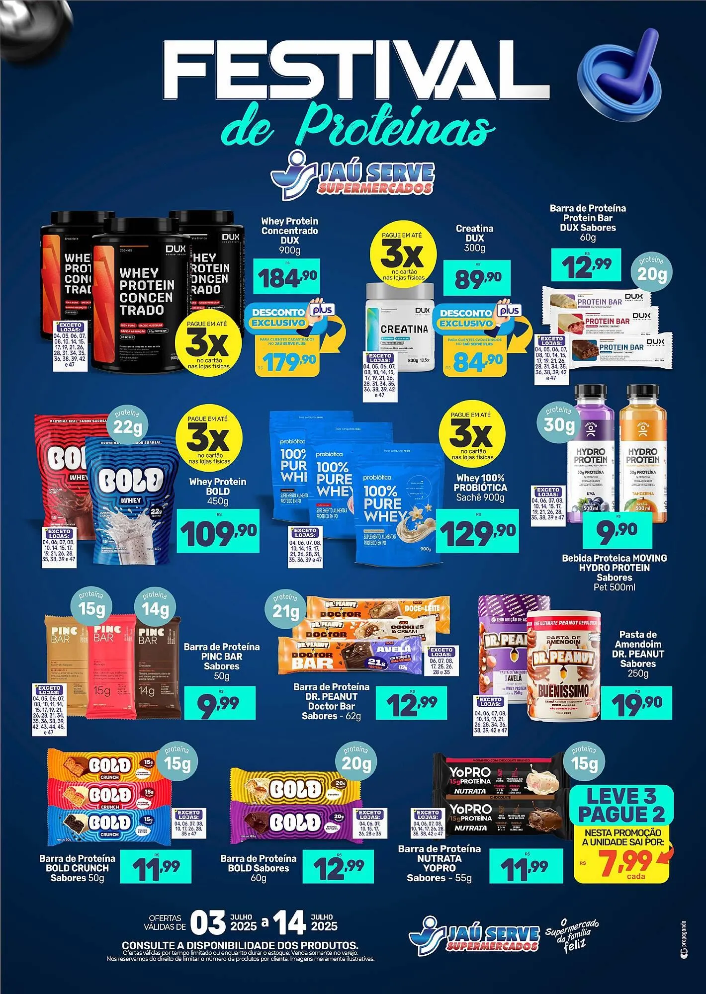Encarte de Catálogo Supermercados Jau Serve 4 de julho até 14 de julho 2025 - Pagina 1