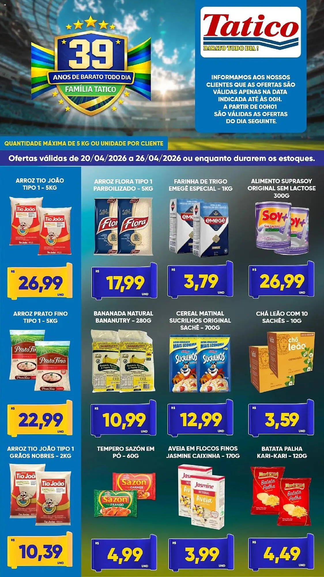 Encarte de Tabloide Tatico 20 de abril até 26 de abril 2026 - Pagina 3