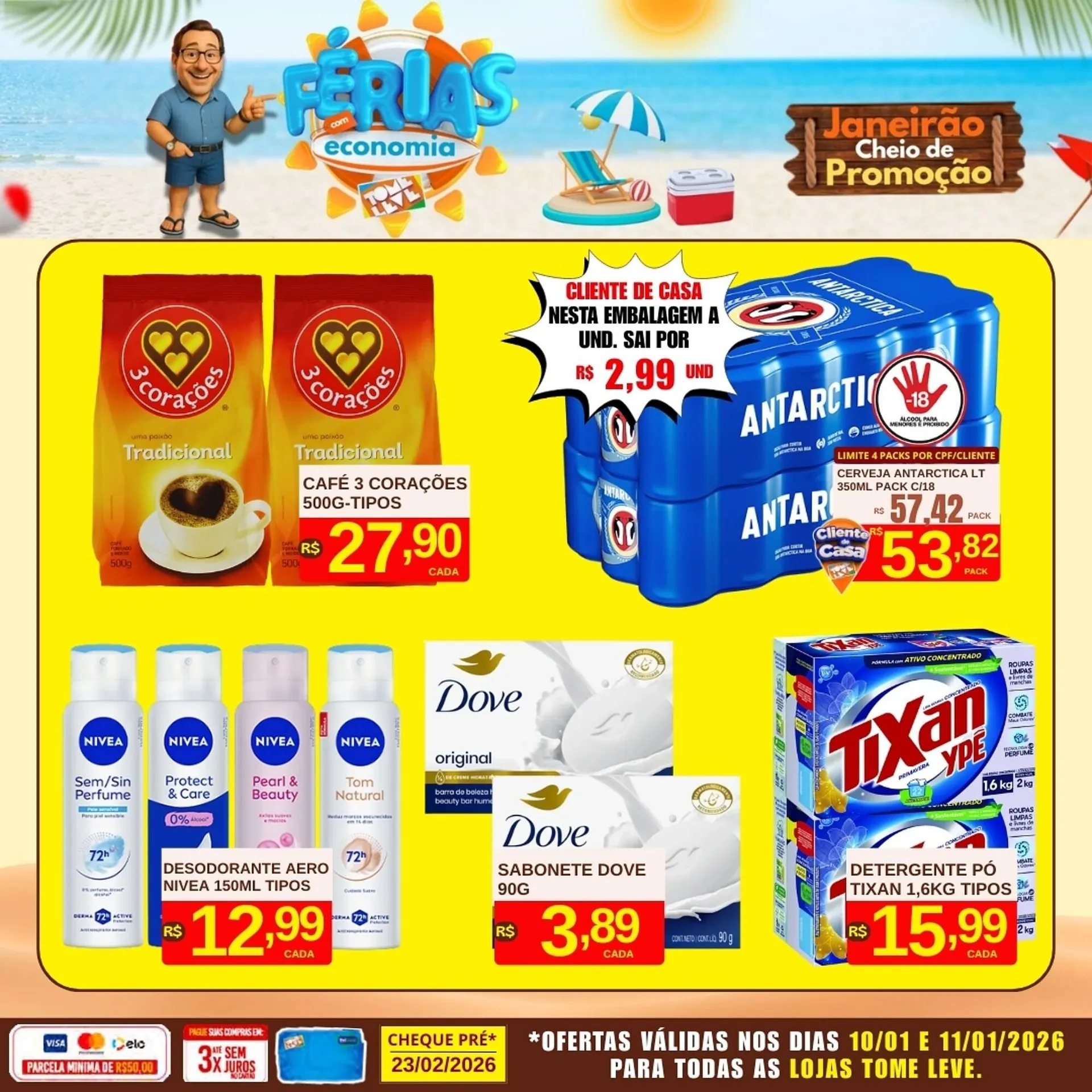 Encarte de Catálogo Tome Leve 10 de janeiro até 11 de janeiro 2026 - Pagina 1