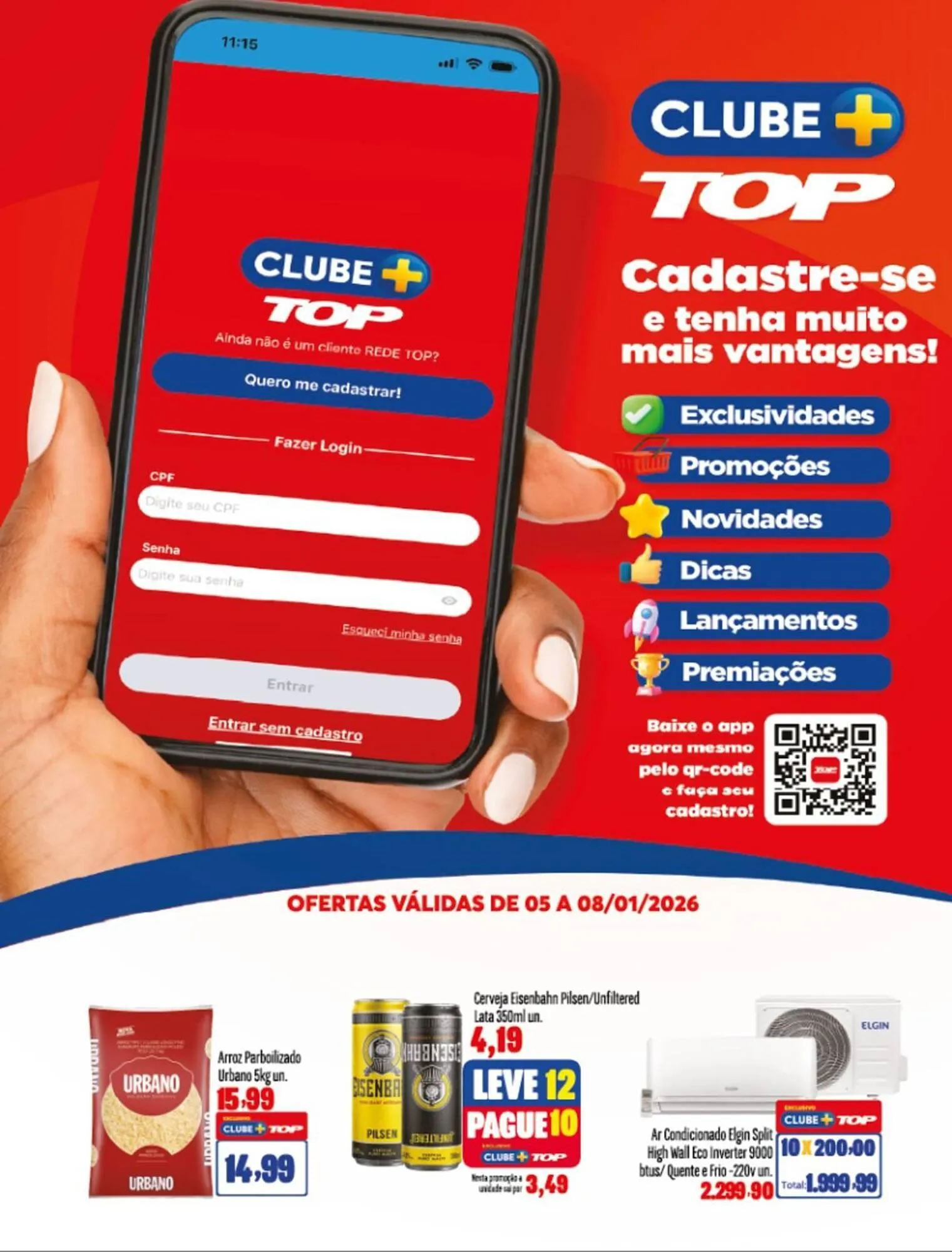 Encarte de Encarte Rede Top 5 de janeiro até 8 de janeiro 2026 - Pagina 1