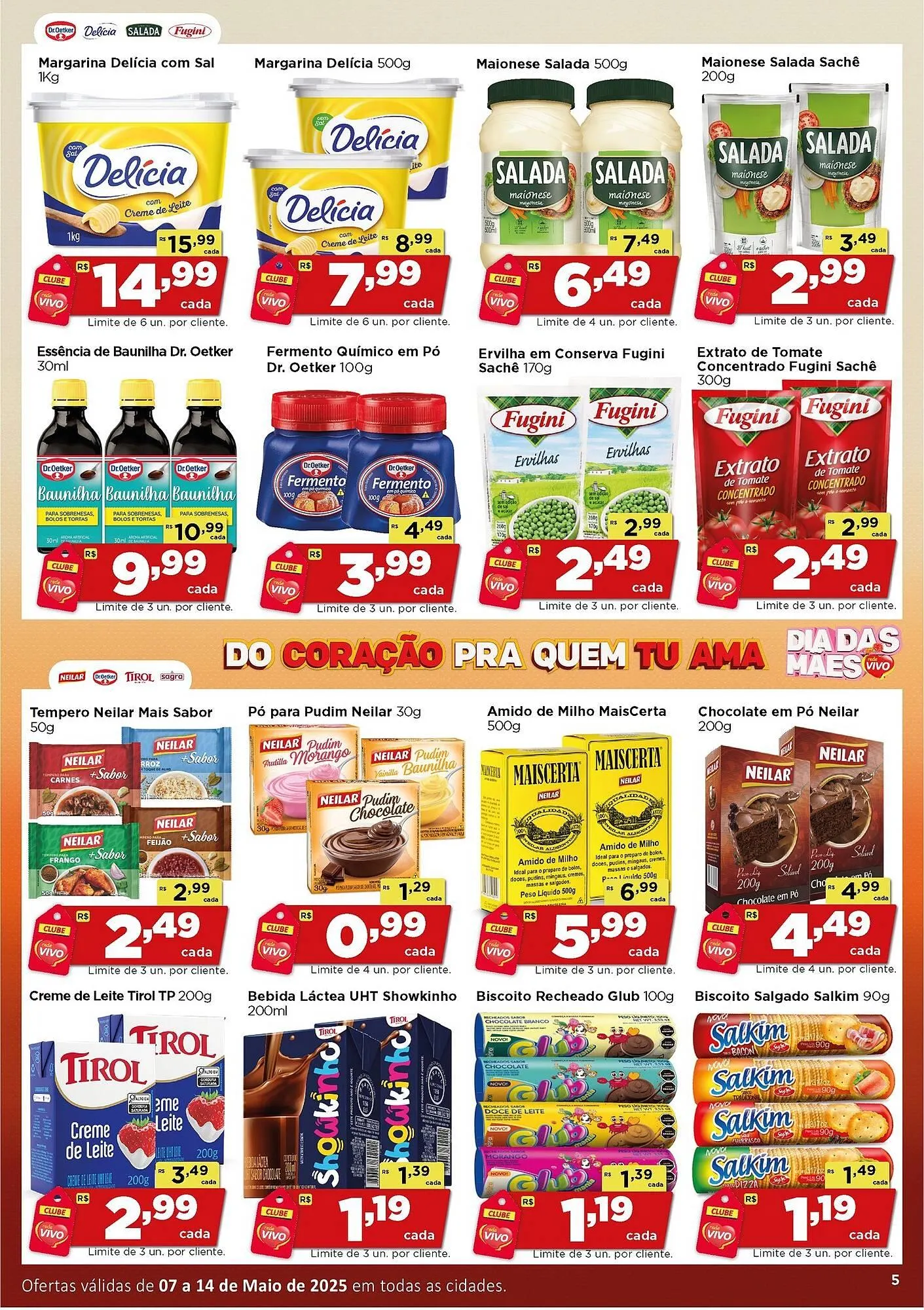 Encarte de Catálogo Rede Vivo 7 de maio até 14 de maio 2025 - Pagina 5