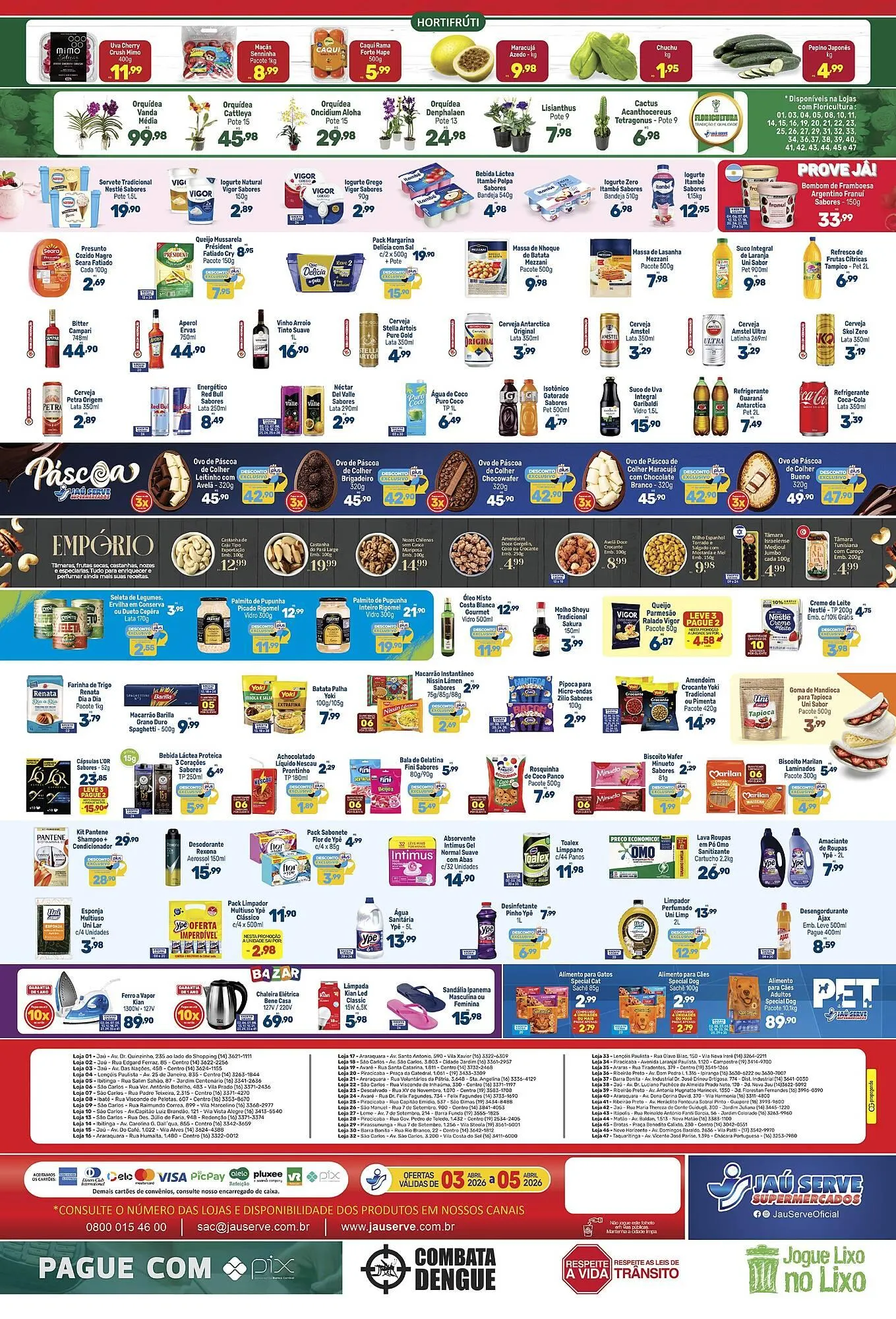 Encarte de Catálogo Supermercados Jau Serve 3 de abril até 5 de abril 2026 - Pagina 2