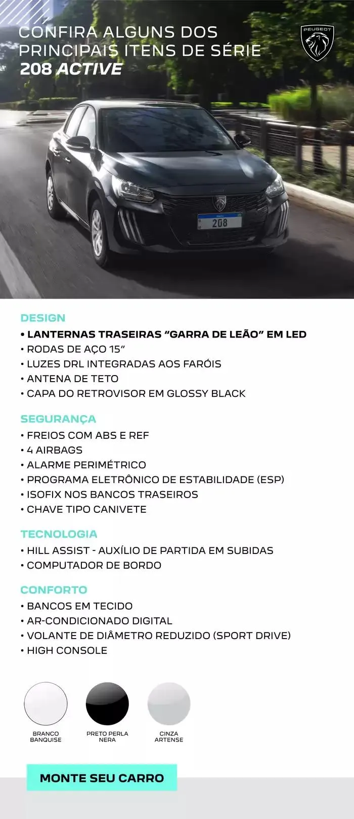 Encarte de NOVO PEUGEOT 208 29 de outubro até 29 de outubro 2025 - Pagina 17