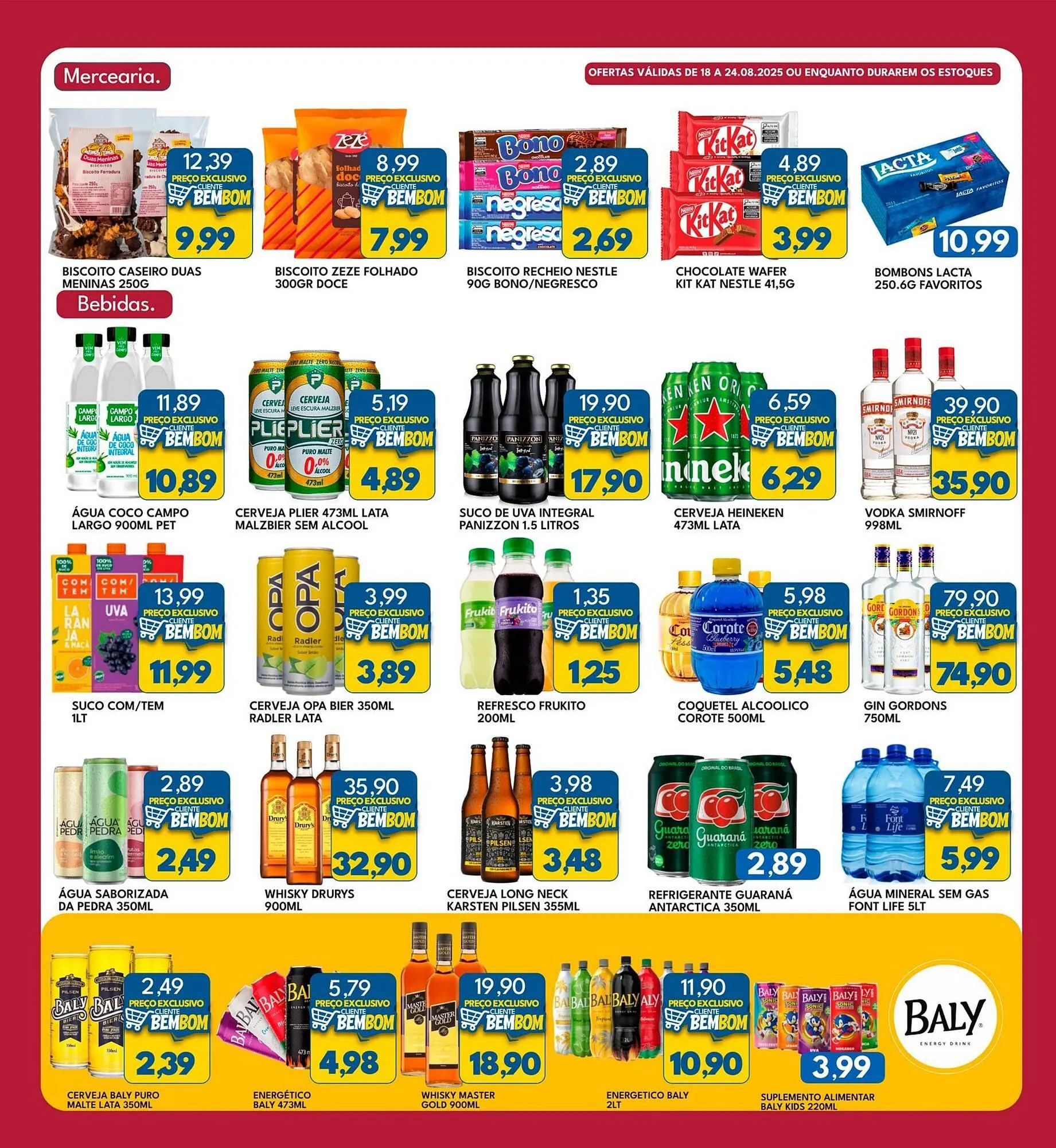 Encarte de Catálogo Rancho Bom Supermercados 18 de agosto até 24 de agosto 2025 - Pagina 3