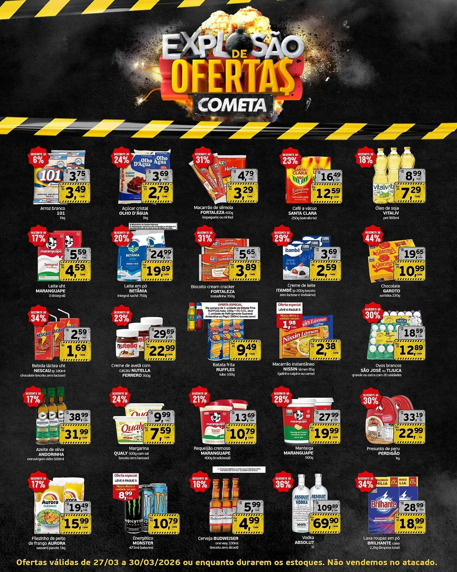 Encarte de Encarte Cometa Supermercados 26 de março até 30 de março 2026 - Pagina 1