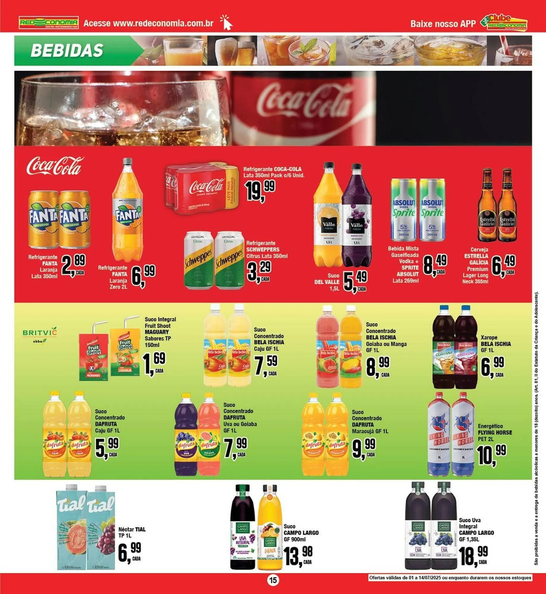 Encarte de Catálogo Rede Economia 4 de julho até 6 de julho 2025 - Pagina 15