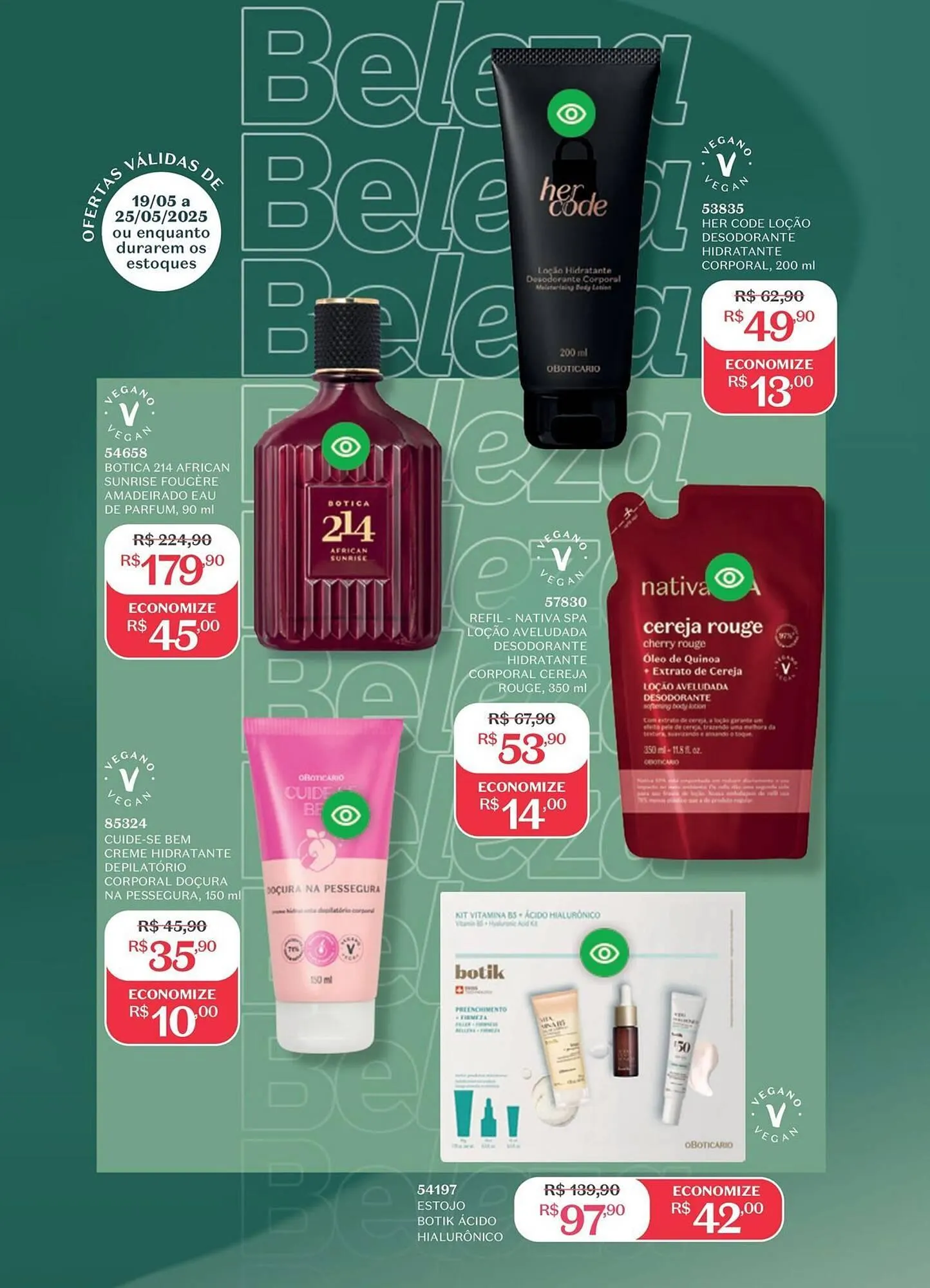 Encarte de Catálogo O Boticário 12 de maio até 25 de maio 2025 - Pagina 199