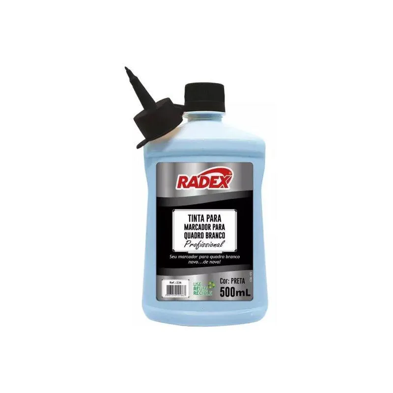 Reabastecedor Marcador Quadro Branco 500ml Preto - Radex