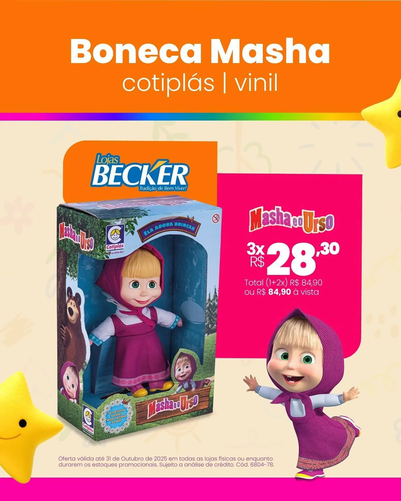 Encarte de Folheto Lojas Becker 3 de outubro até 31 de outubro 2025 - Pagina 1