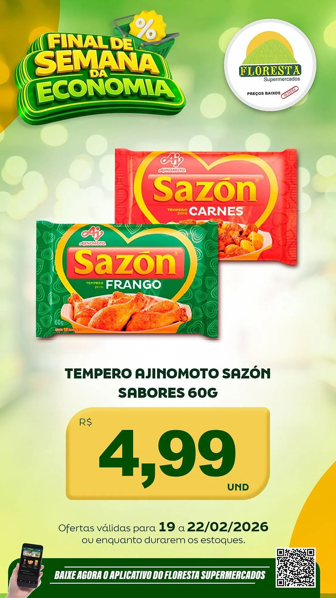 Encarte de Catálogo Floresta Supermercados 19 de fevereiro até 22 de fevereiro 2026 - Pagina 18