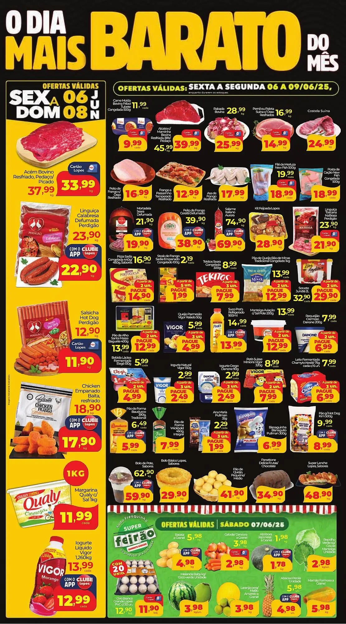 Encarte de Catálogo Lopes Supermercados 6 de junho até 9 de junho 2025 - Pagina 2
