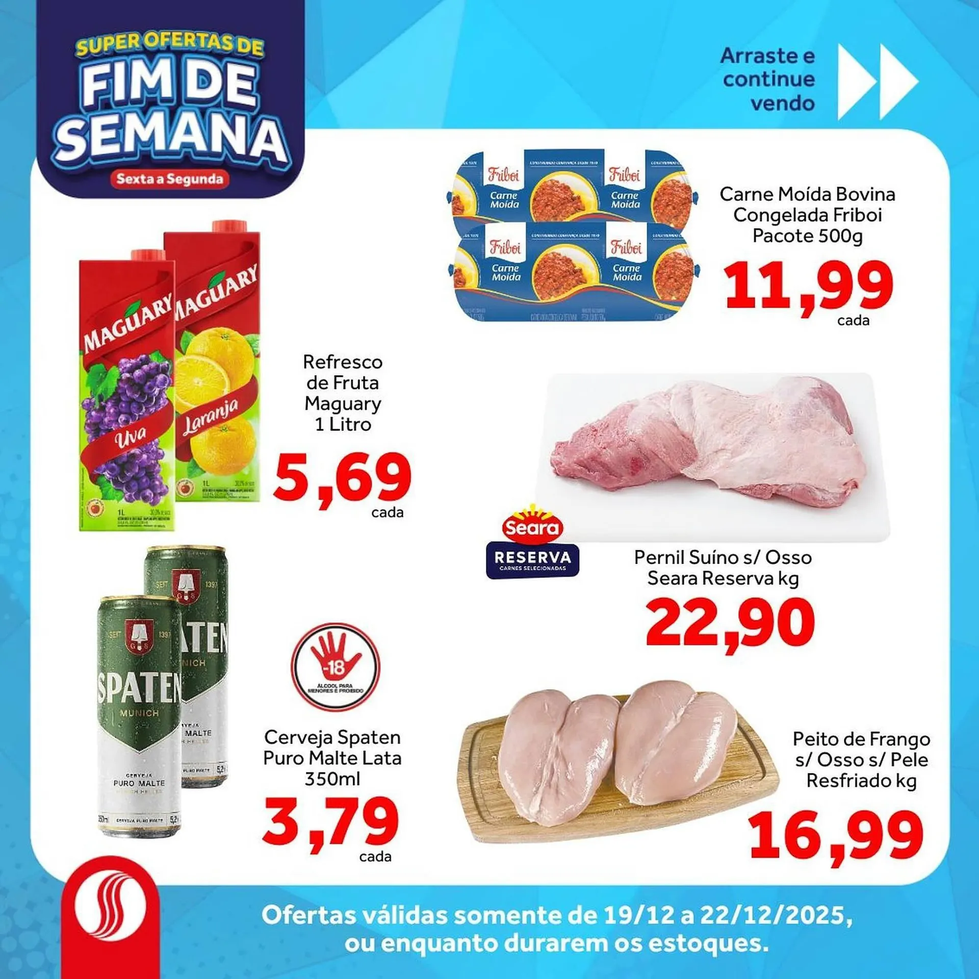 Encarte de Folheto Shibata Supermercados 19 de dezembro até 22 de dezembro 2025 - Pagina 2