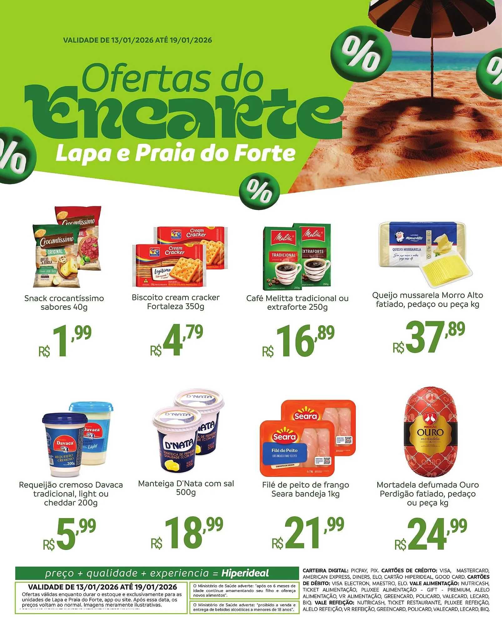 Encarte de Catálogo Hiperideal Supermercados 13 de janeiro até 19 de janeiro 2026 - Pagina 2