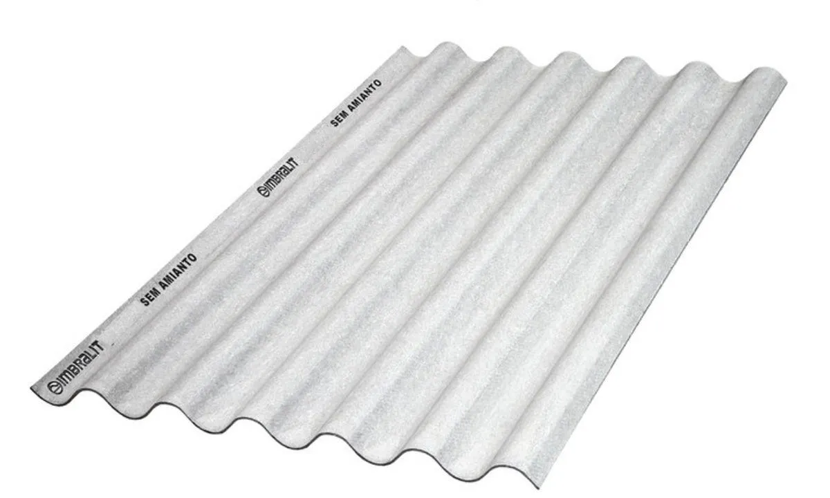 Telha de Fibrocimento Imbralit Sem Amianto 6mm 1,83x1,10m
