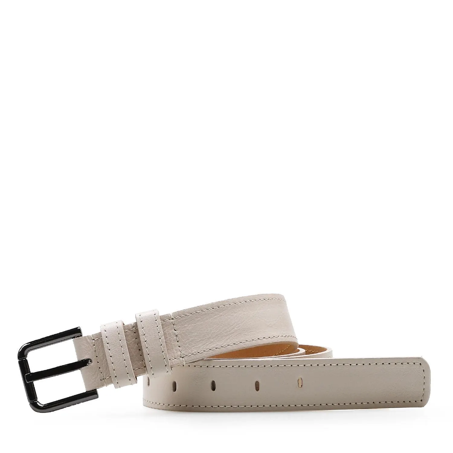 Cinto Couro Off White