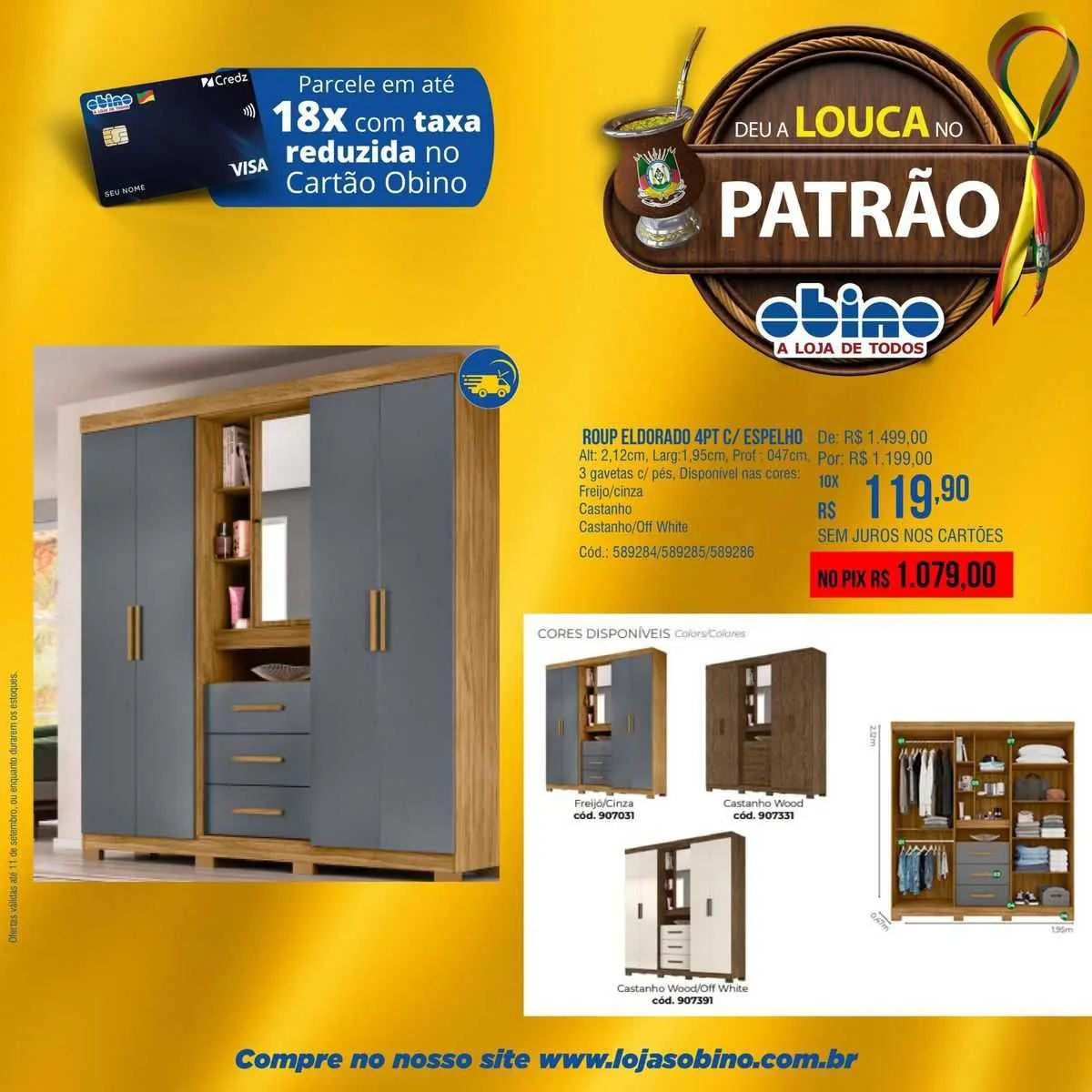 Encarte de Lojas Obino Folheto 31 de agosto até 13 de setembro 2023 - Pagina 6