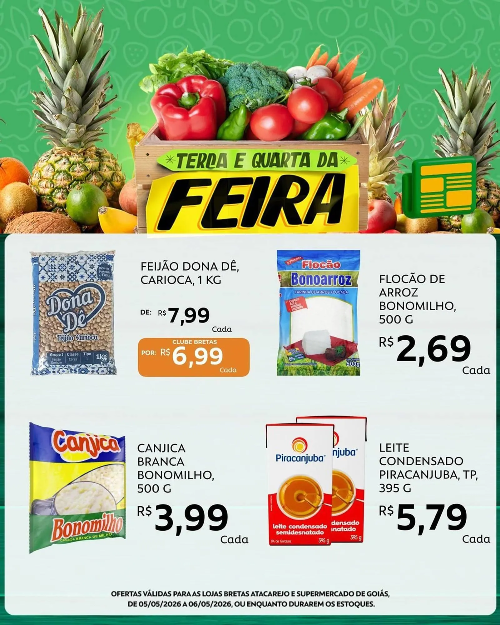 Encarte de Catálogo Supermercados Bretas 5 de maio até 6 de maio 2026 - Pagina 1