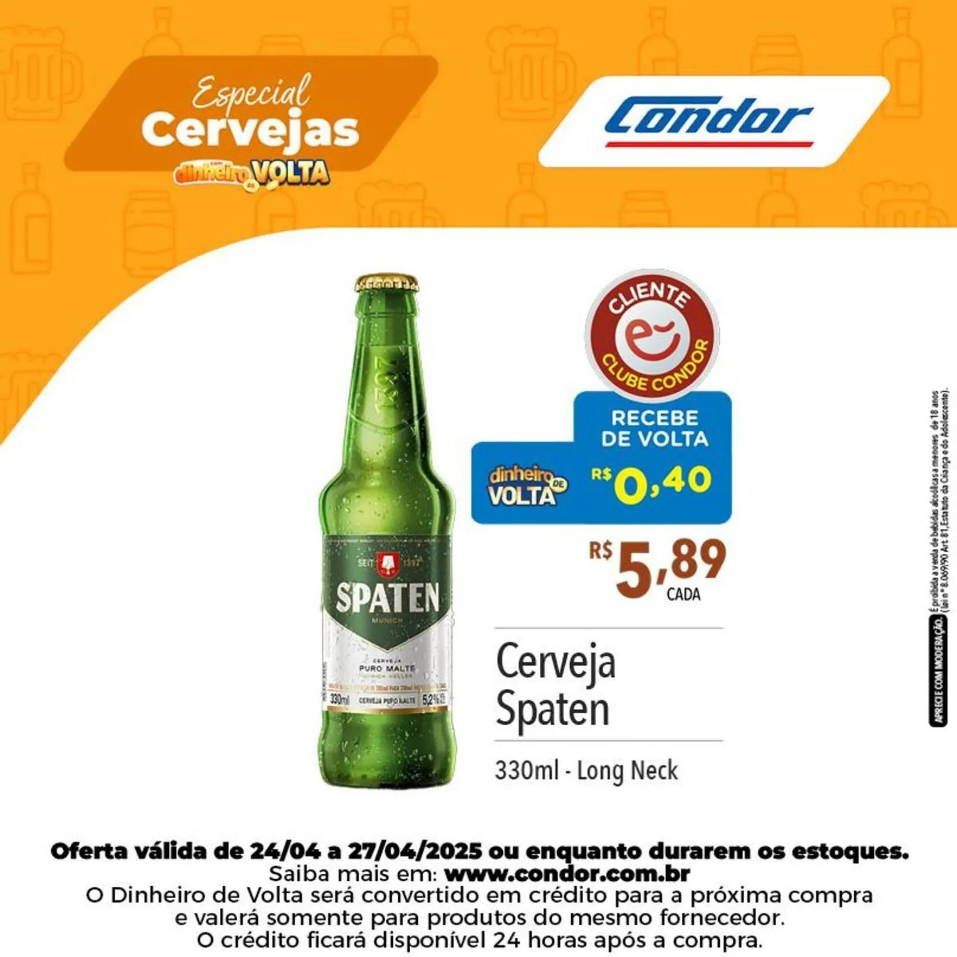 Encarte de Catálogo Supermercados Condor 25 de abril até 27 de abril 2025 - Pagina 6