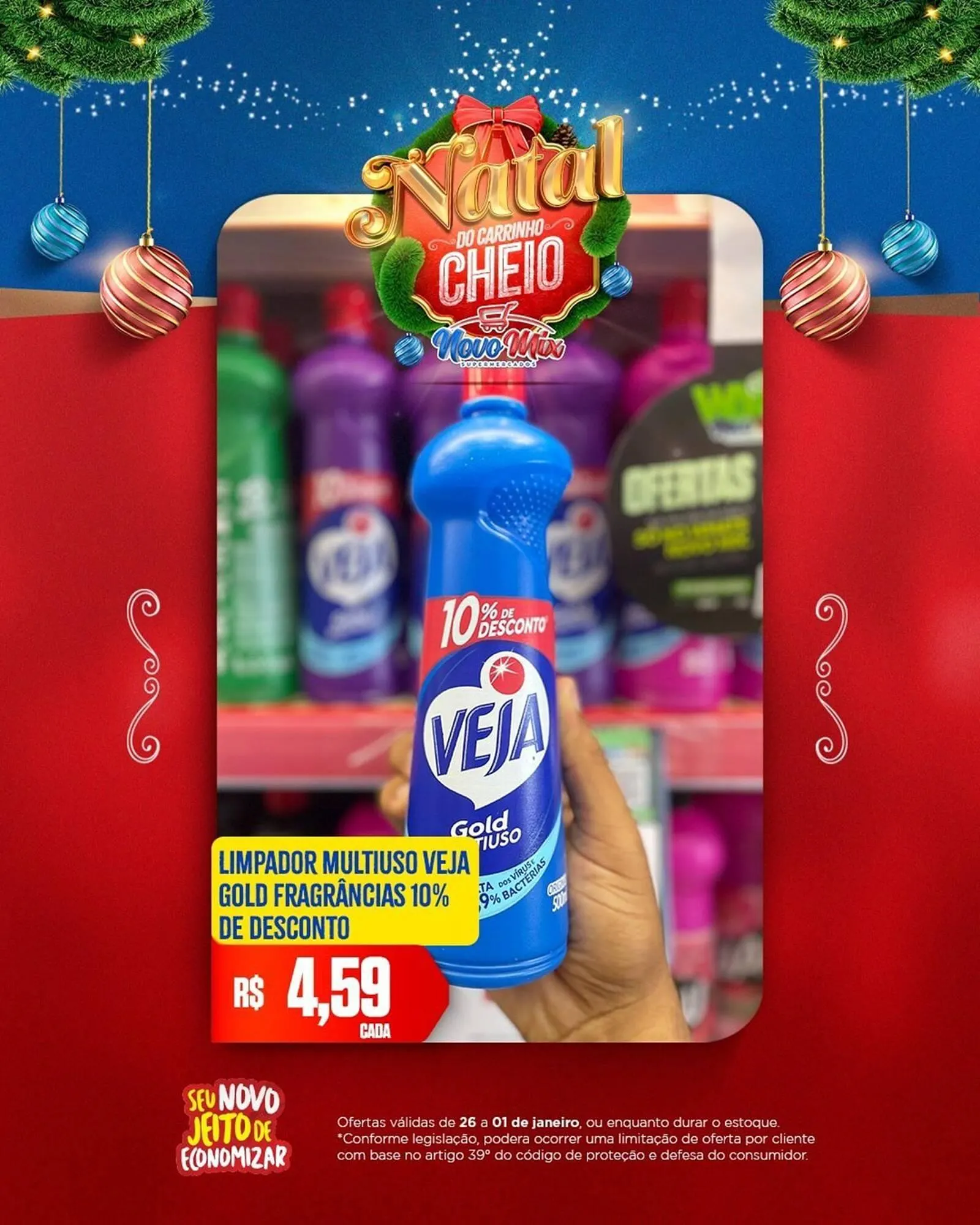 Encarte de Encarte Novo Mix 26 de dezembro até 1 de janeiro 2026 - Pagina 3