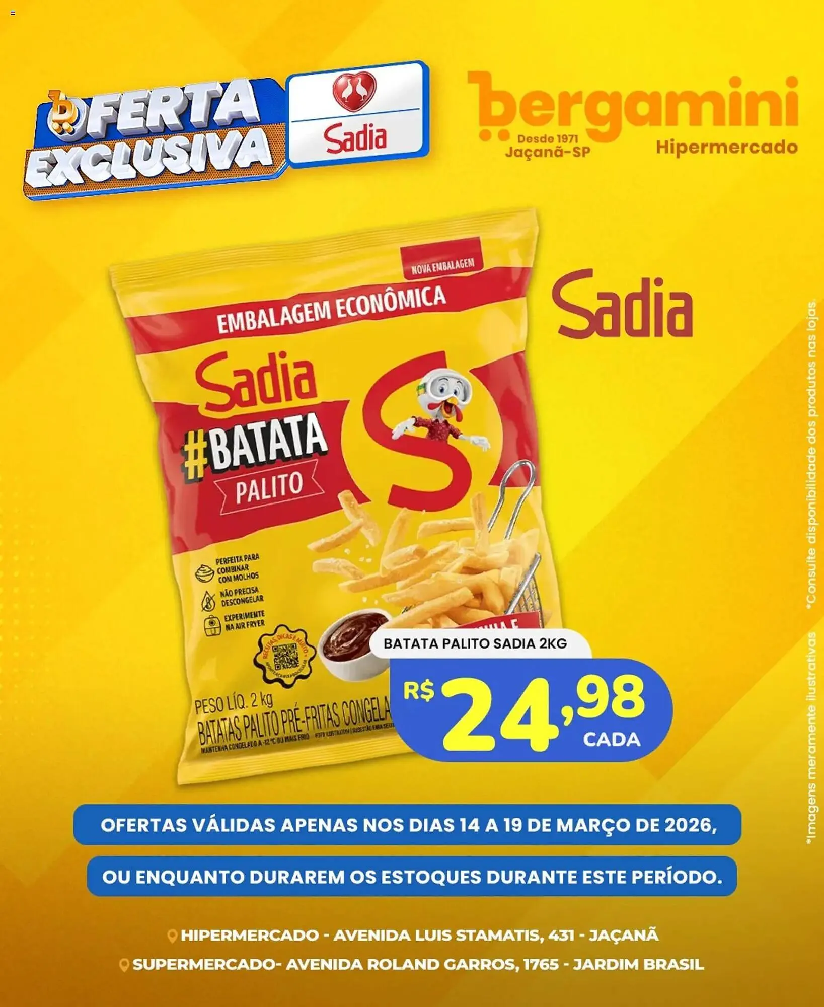 Encarte de Catálogo Supermercado Bergamini 14 de março até 19 de março 2026 - Pagina 7