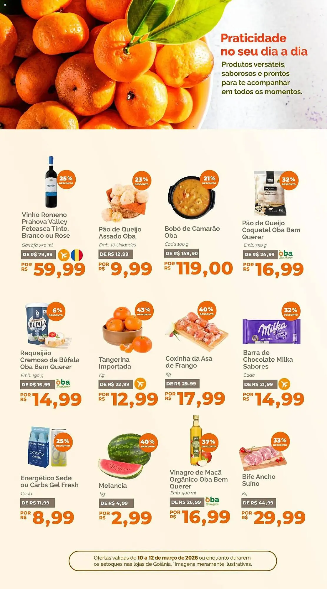Encarte de Folheto Oba Hortifruti 10 de março até 13 de março 2026 - Pagina 6