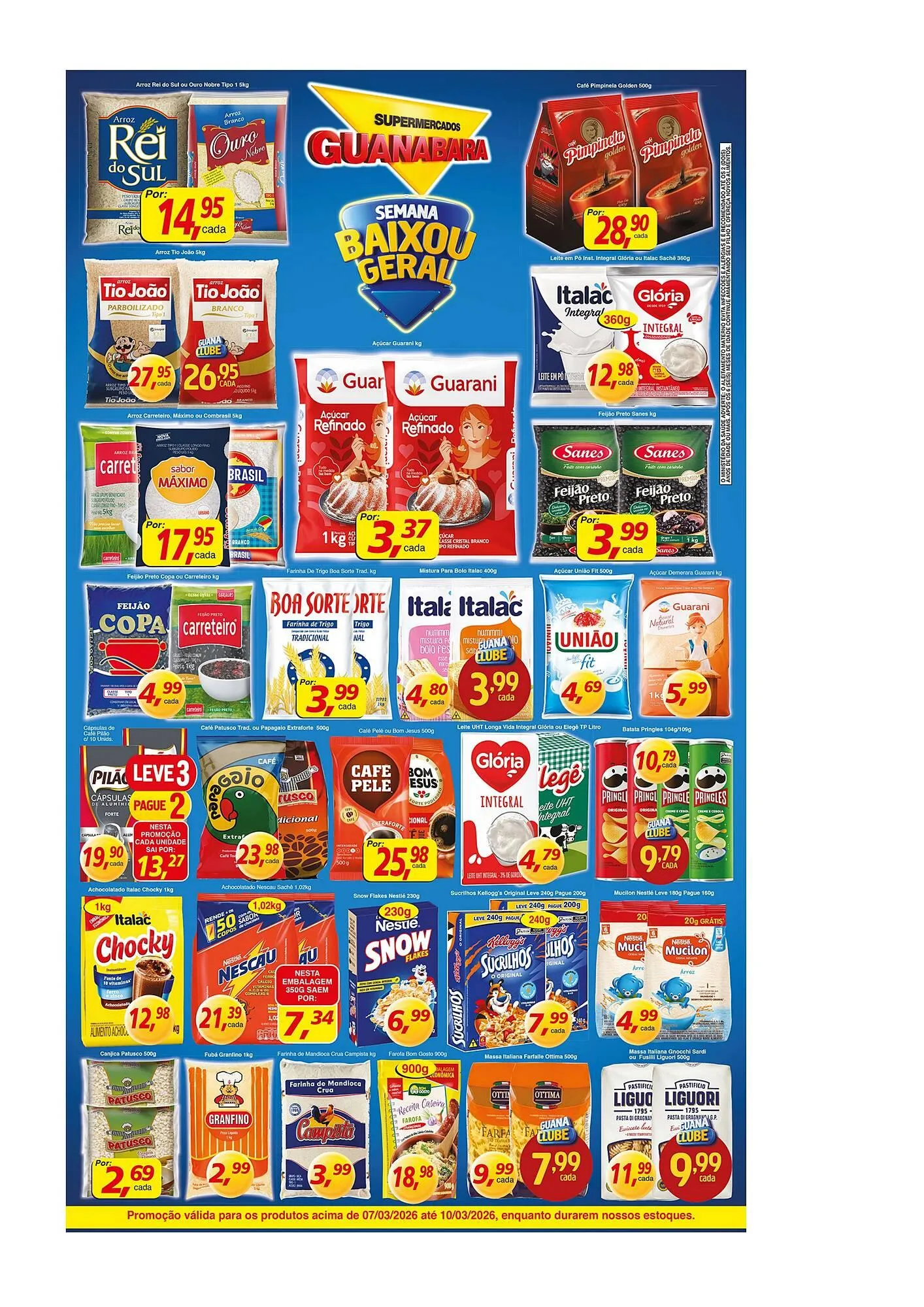 Encarte de Encarte Supermercados Guanabara 7 de março até 10 de março 2026 - Pagina 2