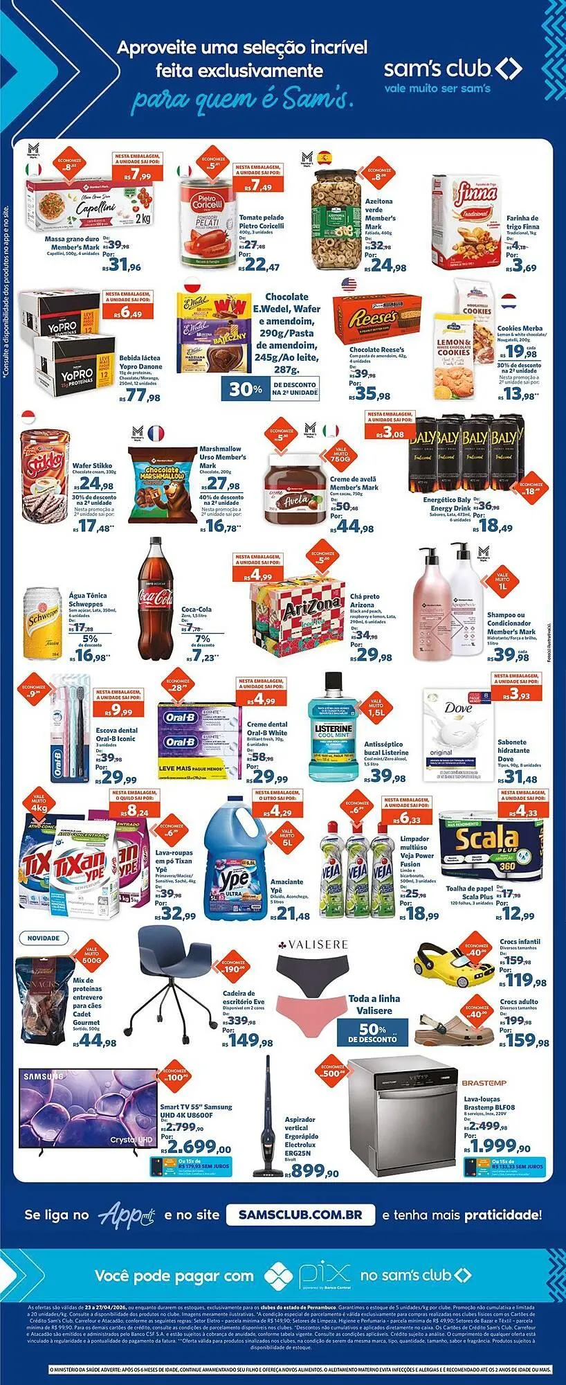 Encarte de Folheto Sam's Club 23 de abril até 27 de abril 2026 - Pagina 2
