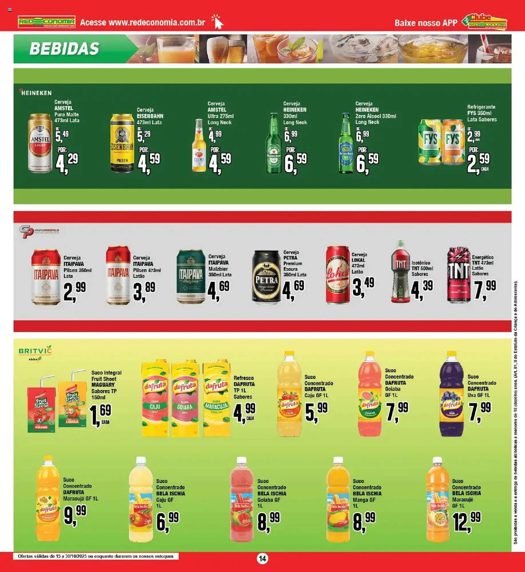 Encarte de Encarte Redeconomia 15 de outubro até 30 de outubro 2025 - Pagina 14