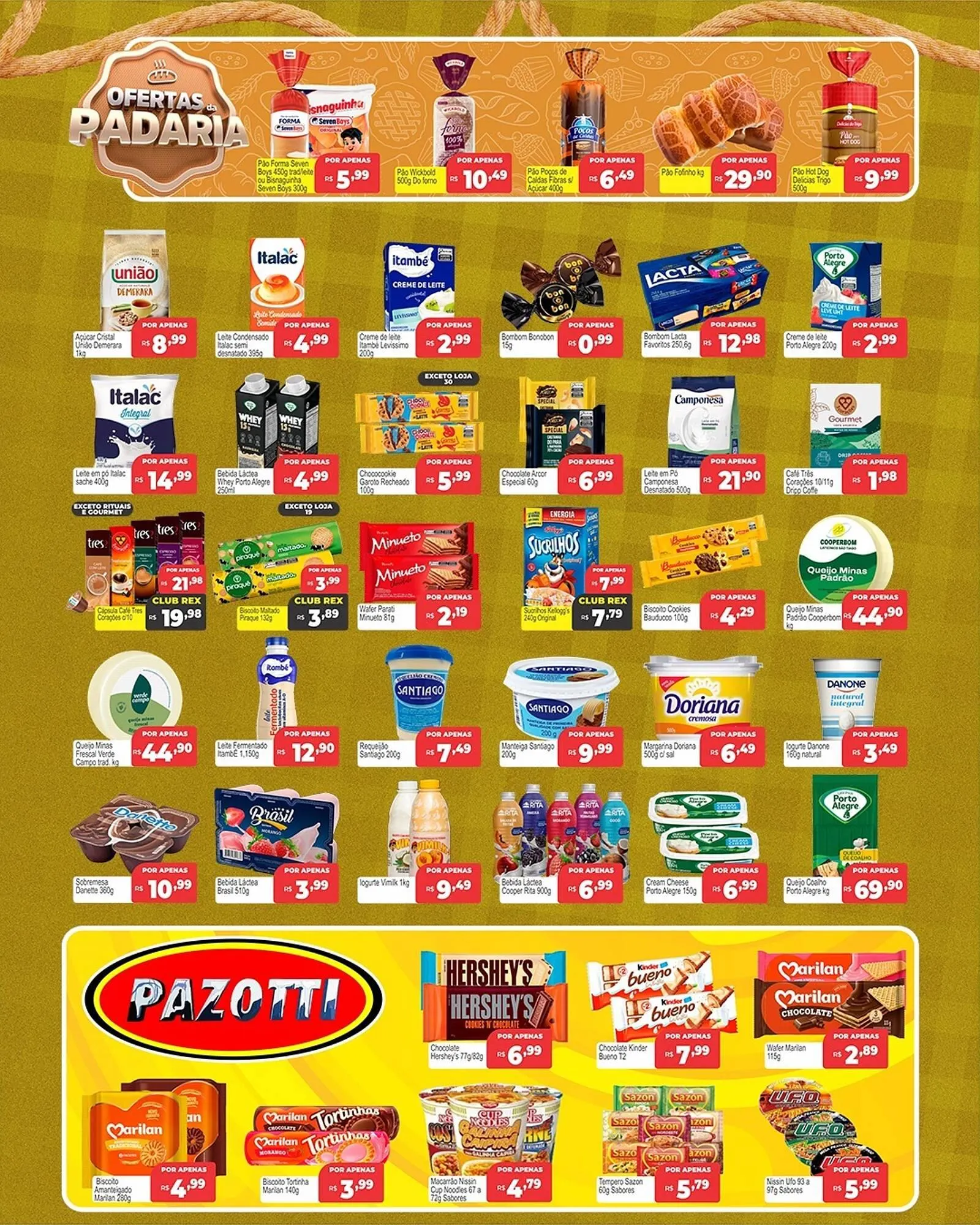 Encarte de Catálogo Supermercados Rex 11 de junho até 25 de junho 2025 - Pagina 3