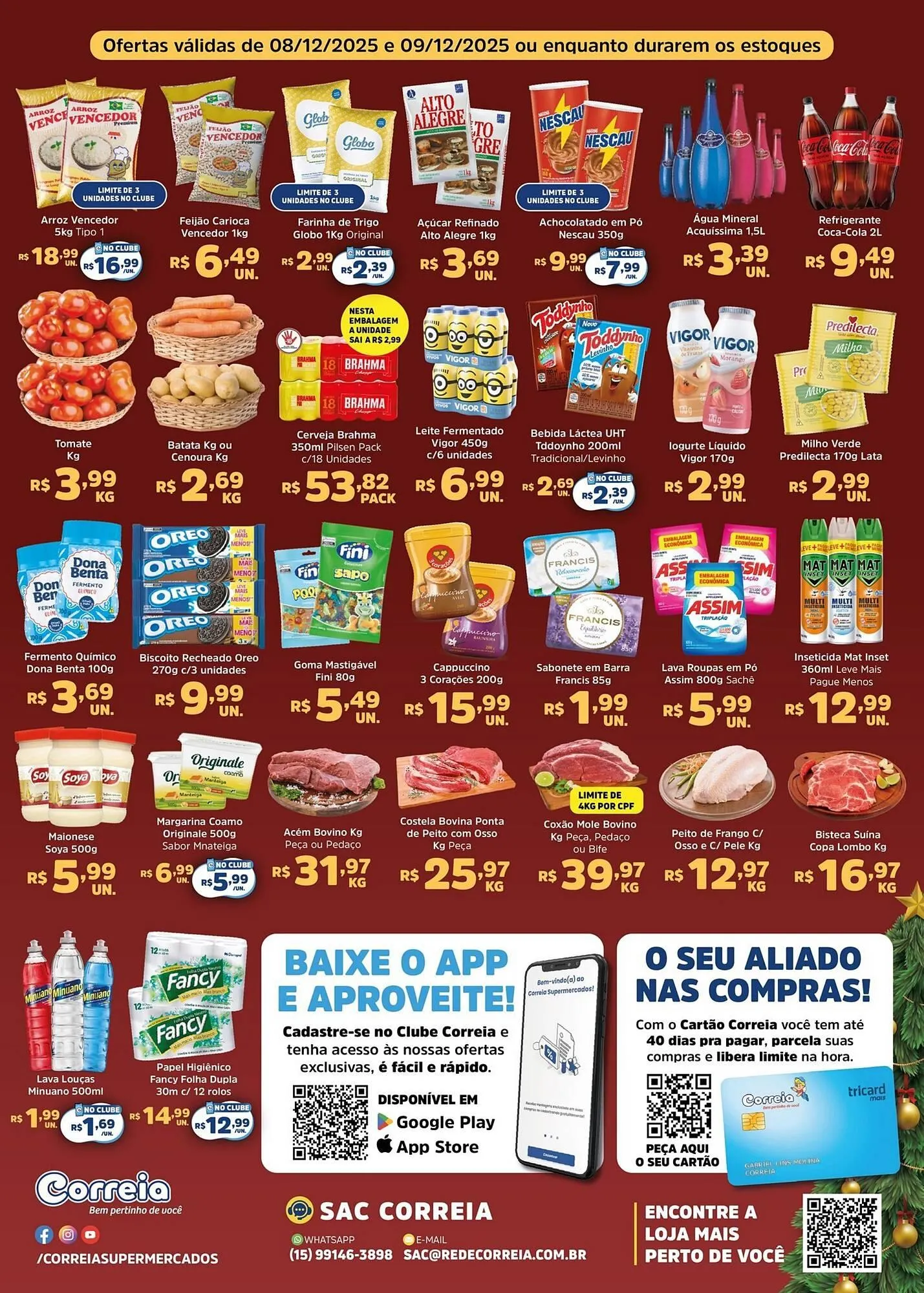 Encarte de Catálogo Supermercados Correia 8 de dezembro até 9 de dezembro 2025 - Pagina 2