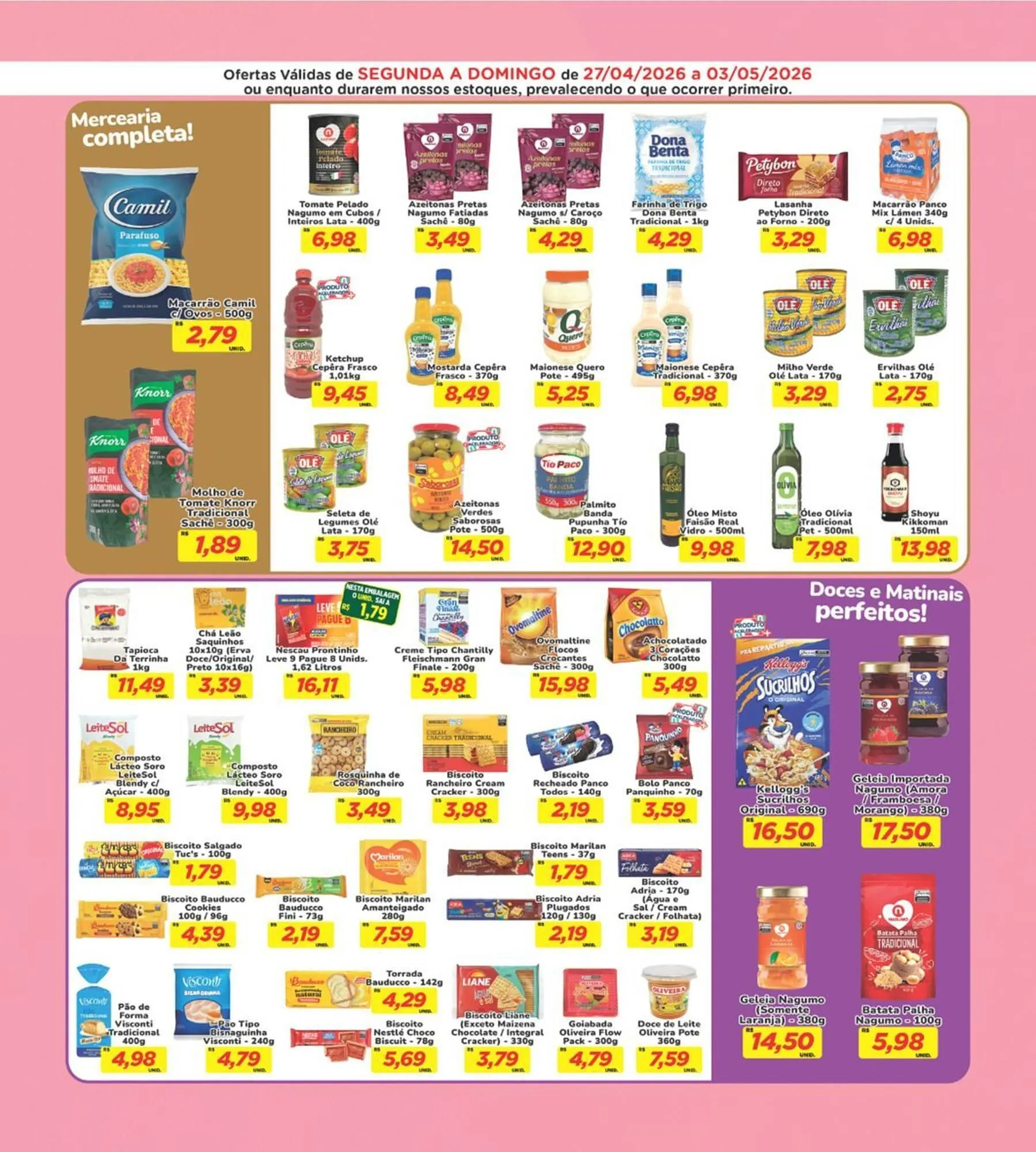 Encarte de Folheto Nagumo 27 de abril até 3 de maio 2026 - Pagina 3