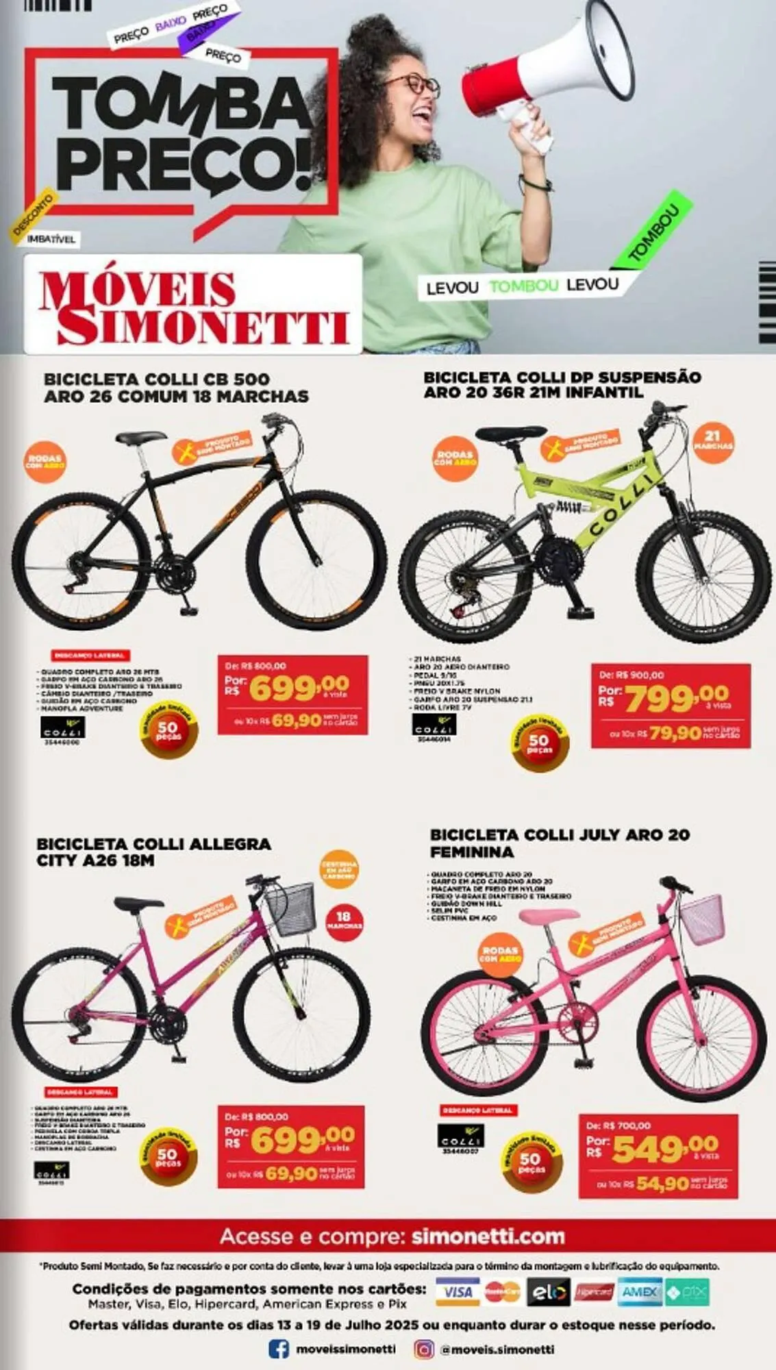 Encarte de Catálogo Móveis Simonetti 14 de julho até 19 de julho 2025 - Pagina 59