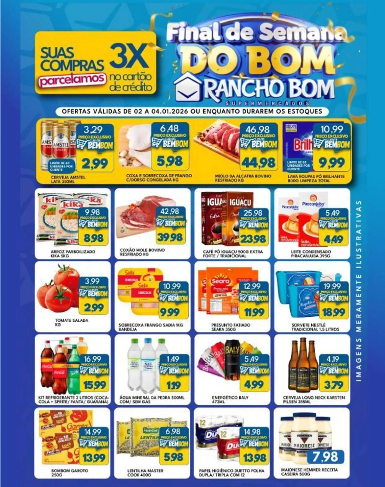 Encarte de Catálogo Rancho Bom Supermercados 2 de janeiro até 4 de janeiro 2026 - Pagina 1