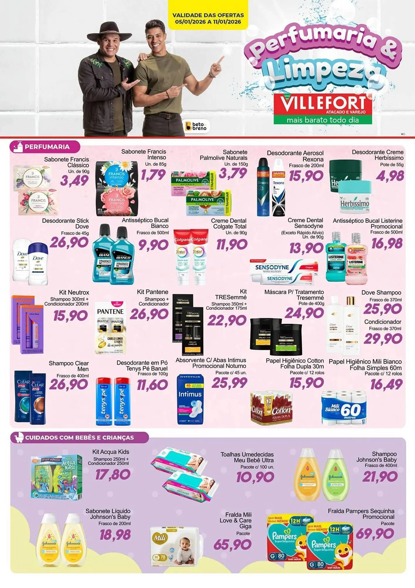 Encarte de Catálogo Villefort Atacadista 5 de janeiro até 11 de janeiro 2026 - Pagina 1