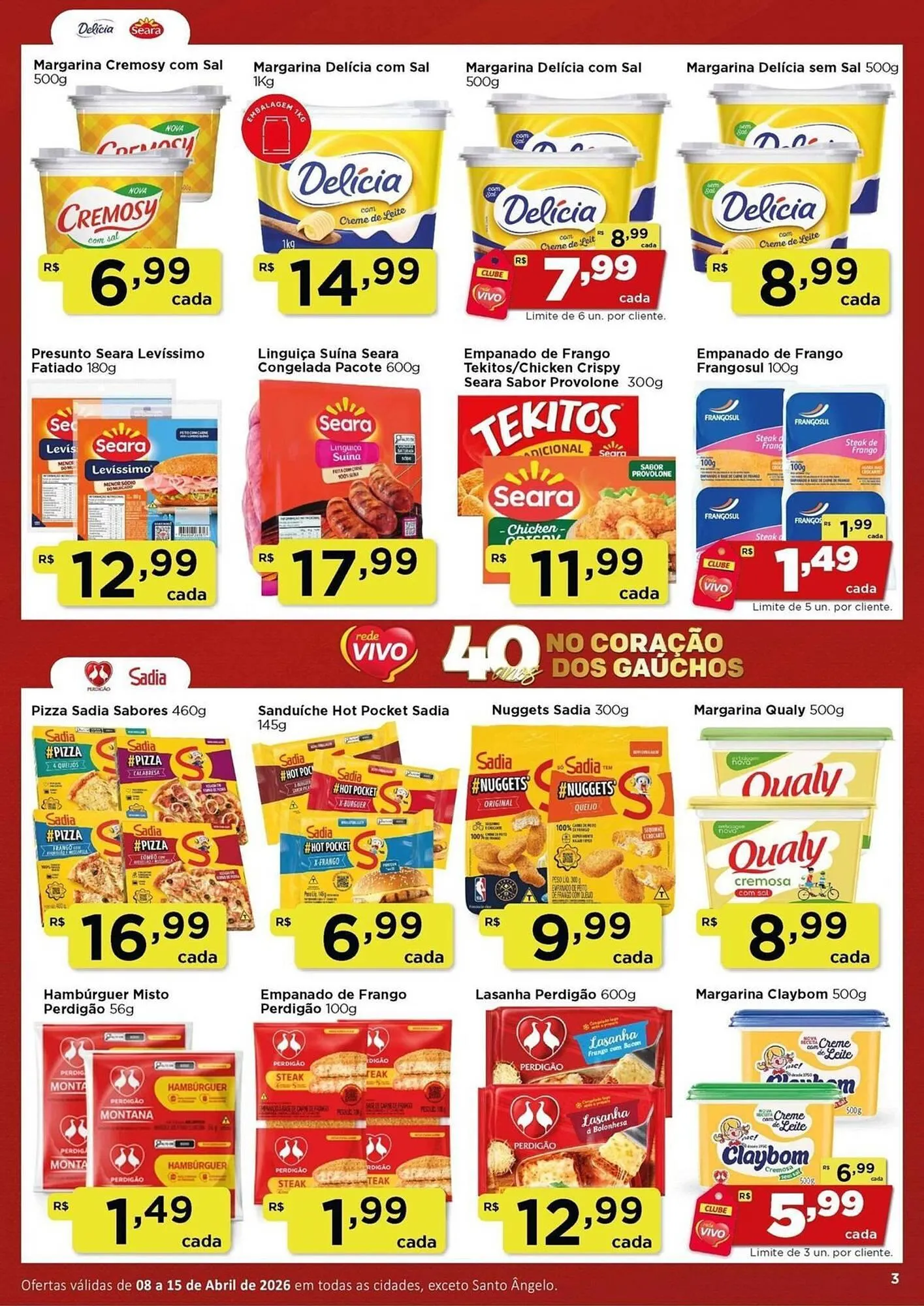 Encarte de Encarte Rede Vivo 8 de abril até 15 de abril 2026 - Pagina 3