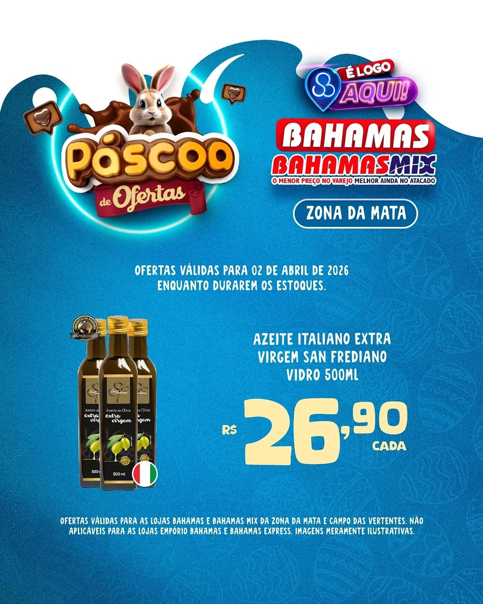 Encarte de Catálogo Bahamas Supermercados 2 de abril até 2 de abril 2026 - Pagina 1