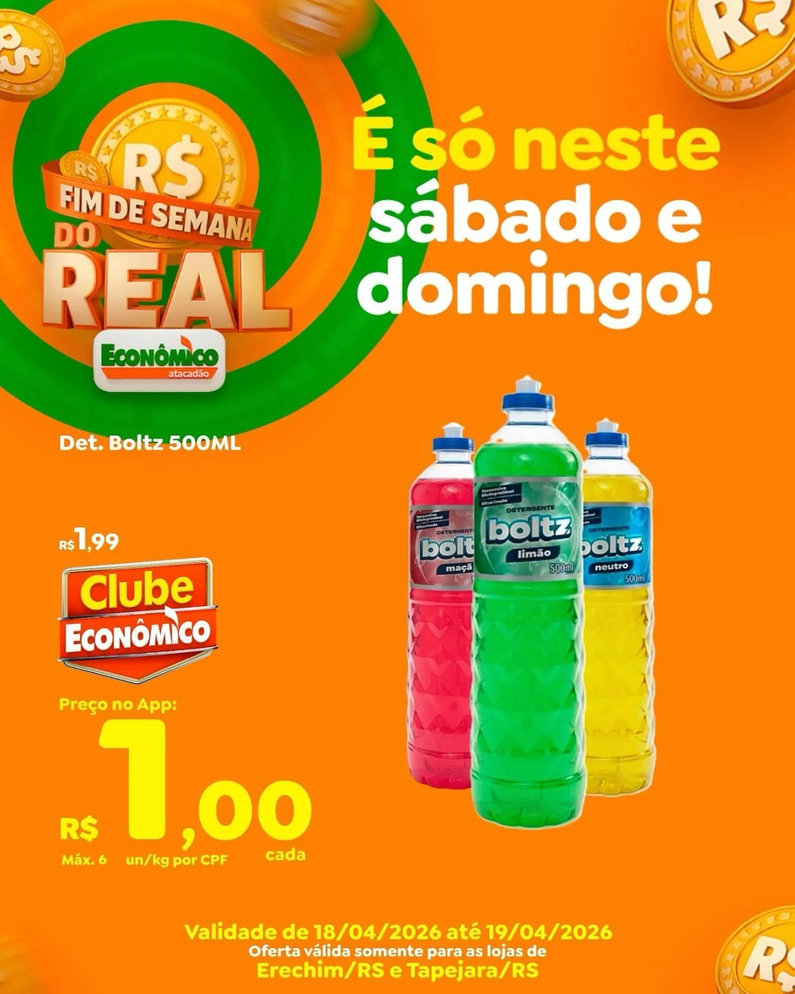 Encarte de Catálogo Econômico Atacadão 18 de abril até 19 de abril 2026 - Pagina 2