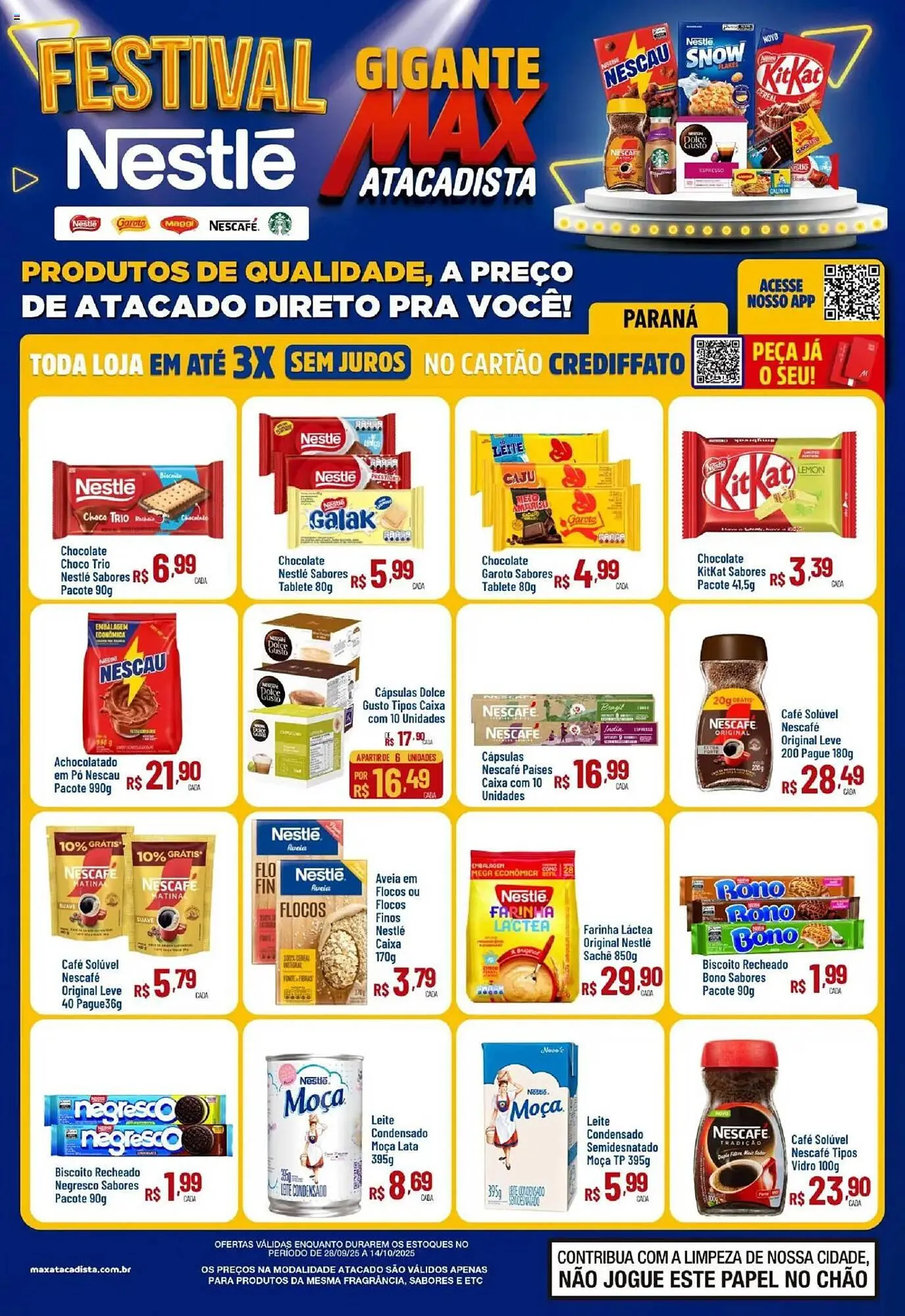 Encarte de Encarte Max Atacadista 28 de setembro até 14 de outubro 2025 - Pagina 1