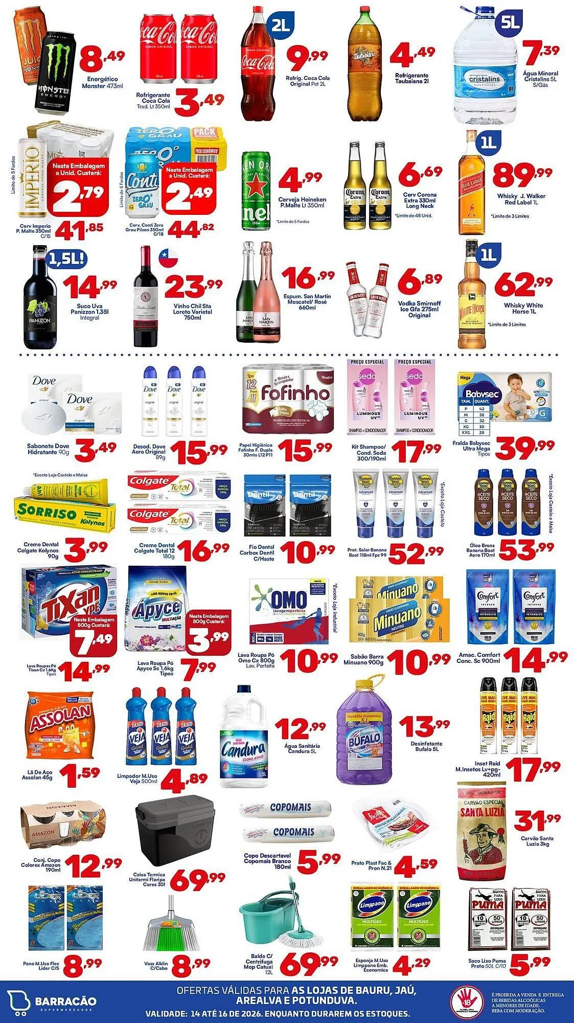 Encarte de Catálogo Barracão Supermercado 14 de fevereiro até 16 de fevereiro 2026 - Pagina 4