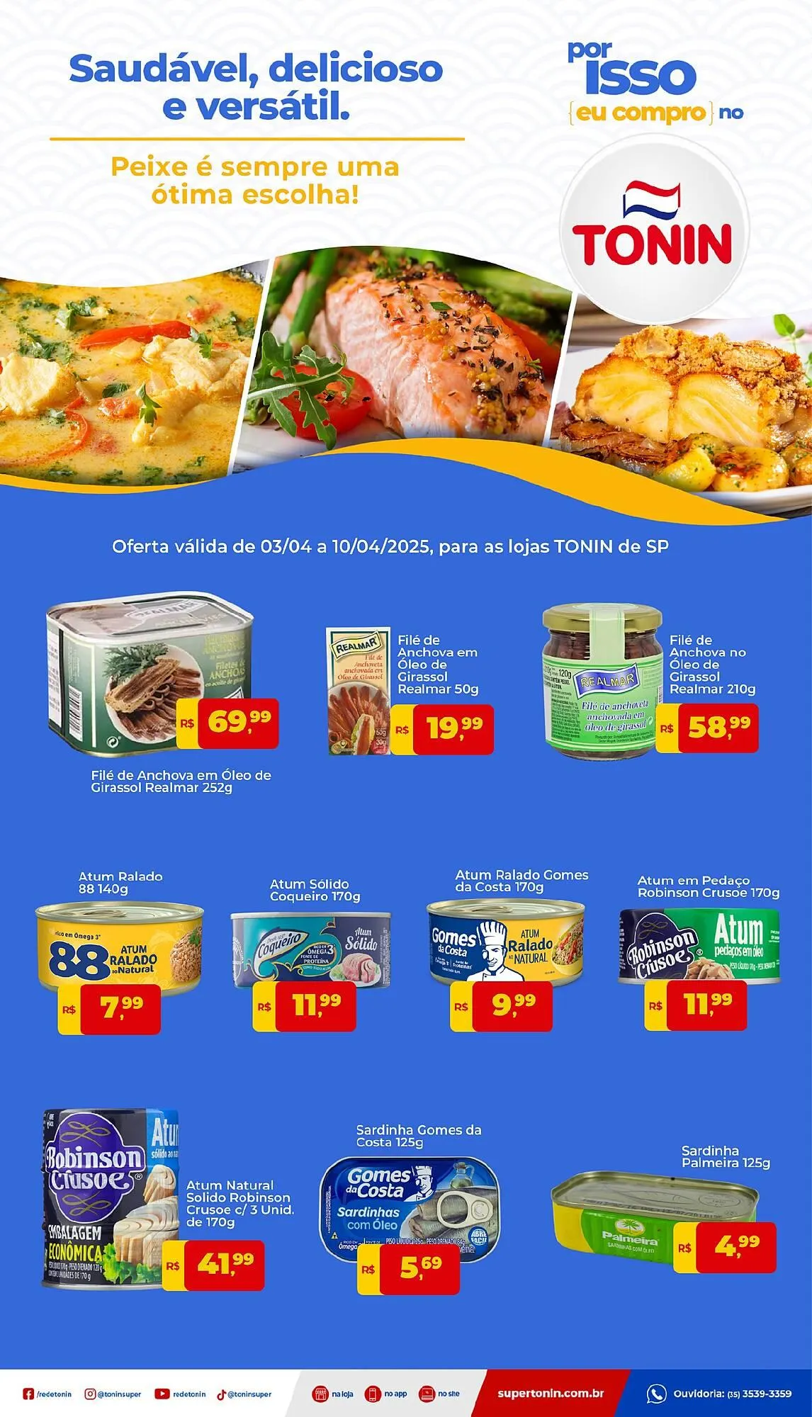 Encarte de Catálogo Tonin Superatacado 3 de abril até 10 de abril 2025 - Pagina 1