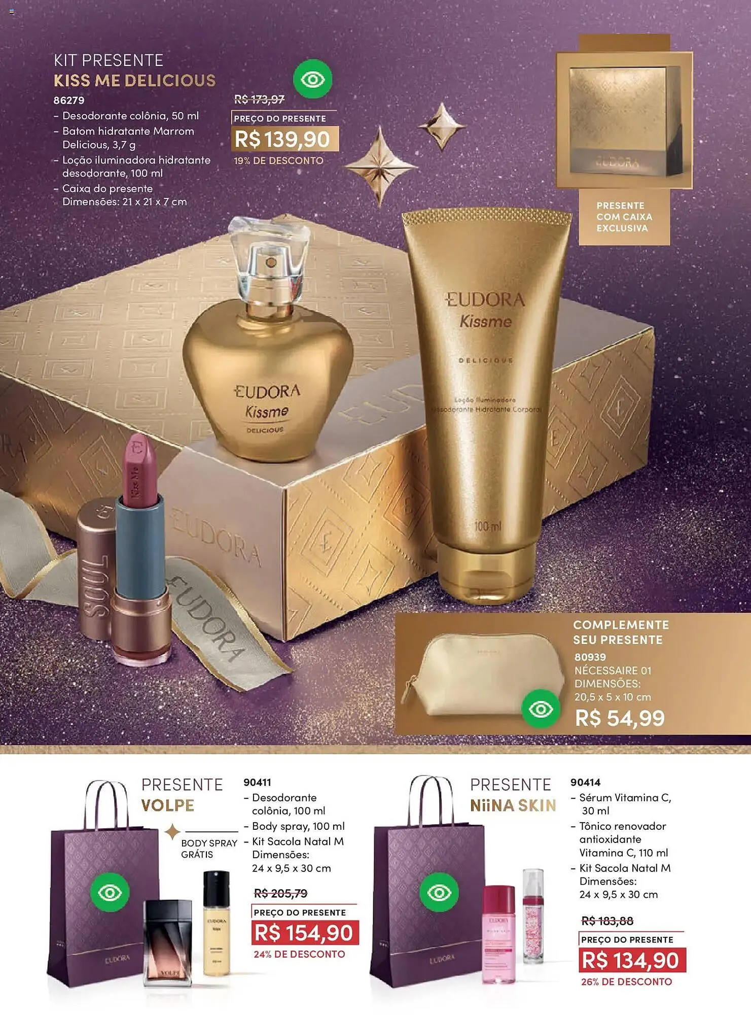 Encarte de Catálogo Eudora 29 de outubro até 27 de novembro 2025 - Pagina 38