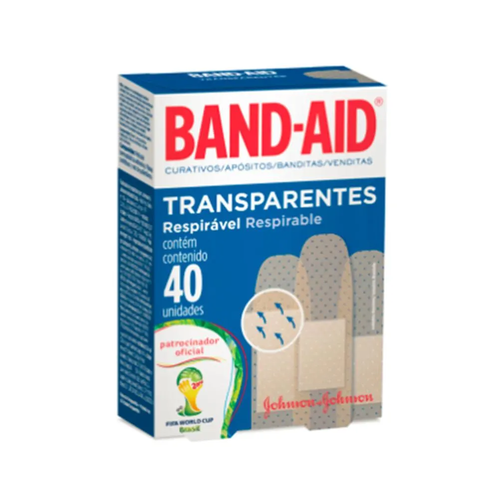 Curativo Band-Aid C/40 Transparente