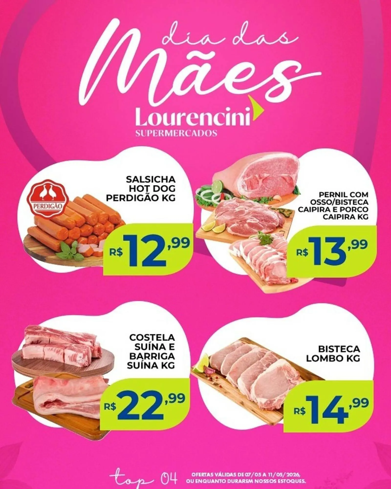 Encarte de Catálogo Lourencini Supermercados 7 de maio até 11 de maio 2026 - Pagina 2