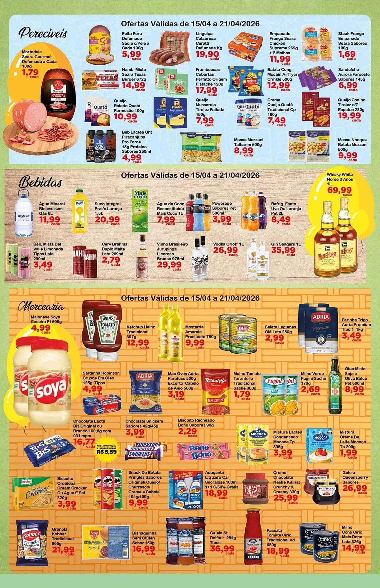 Encarte de Catálogo Chama Supermercados 15 de abril até 21 de abril 2026 - Pagina 3