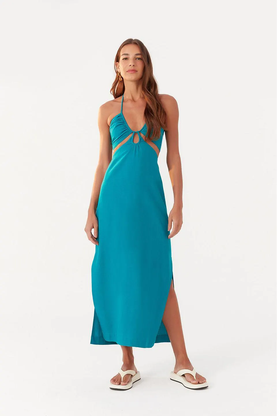 Vestido Longuete Linho