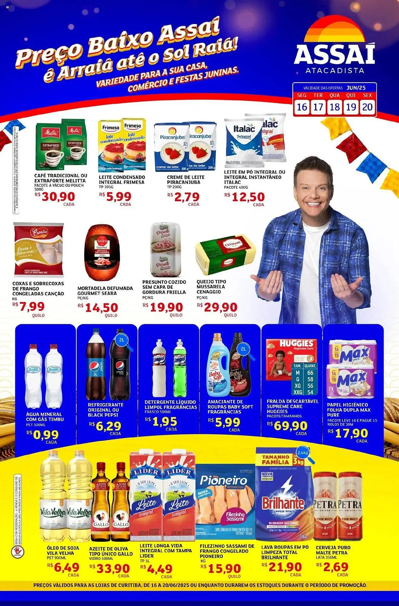 Encarte de Catálogo Assaí Atacadista 16 de junho até 20 de junho 2025 - Pagina 1