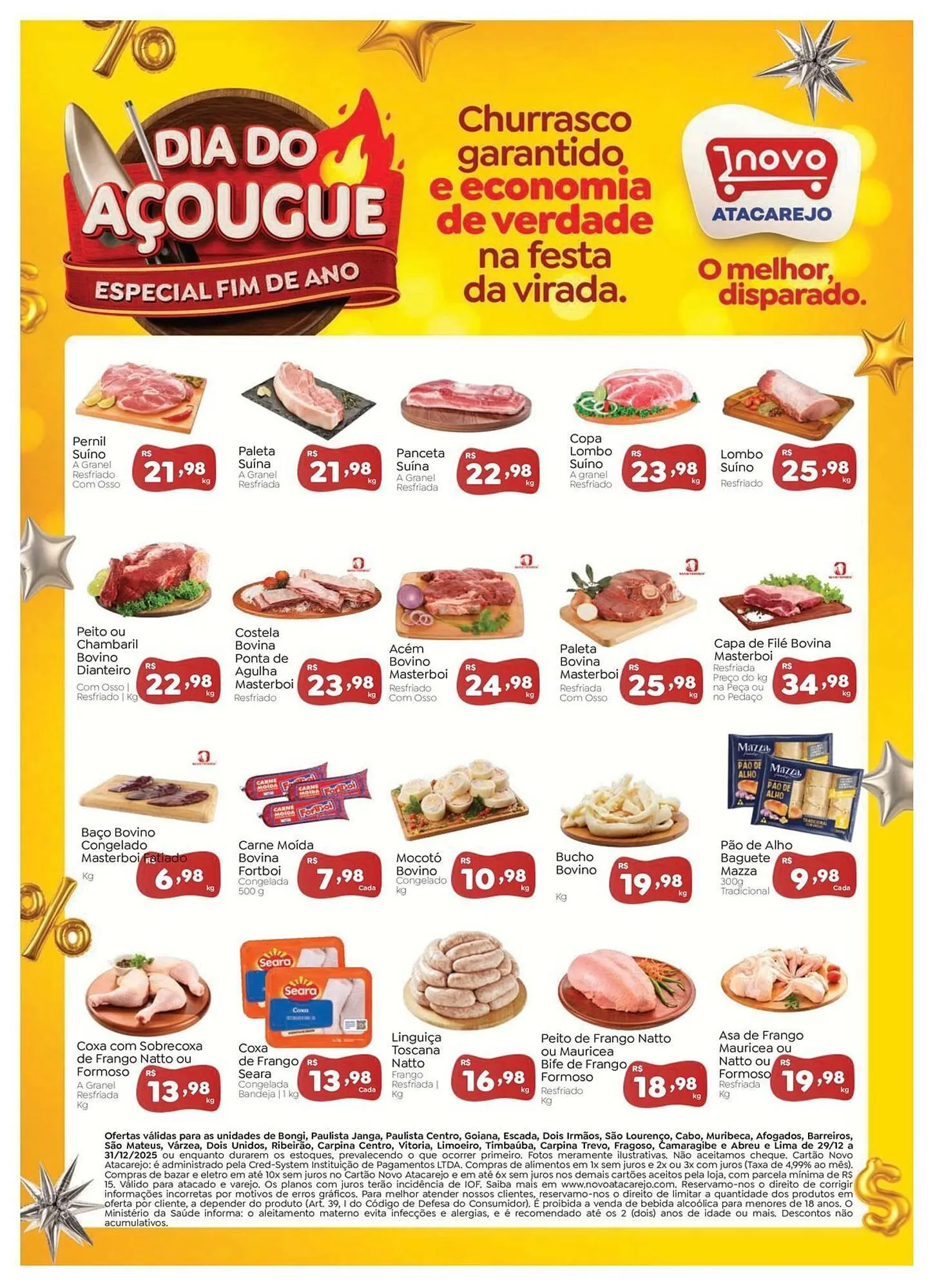 Encarte de Folheto Novo Atacarejo 29 de dezembro até 31 de dezembro 2025 - Pagina 1