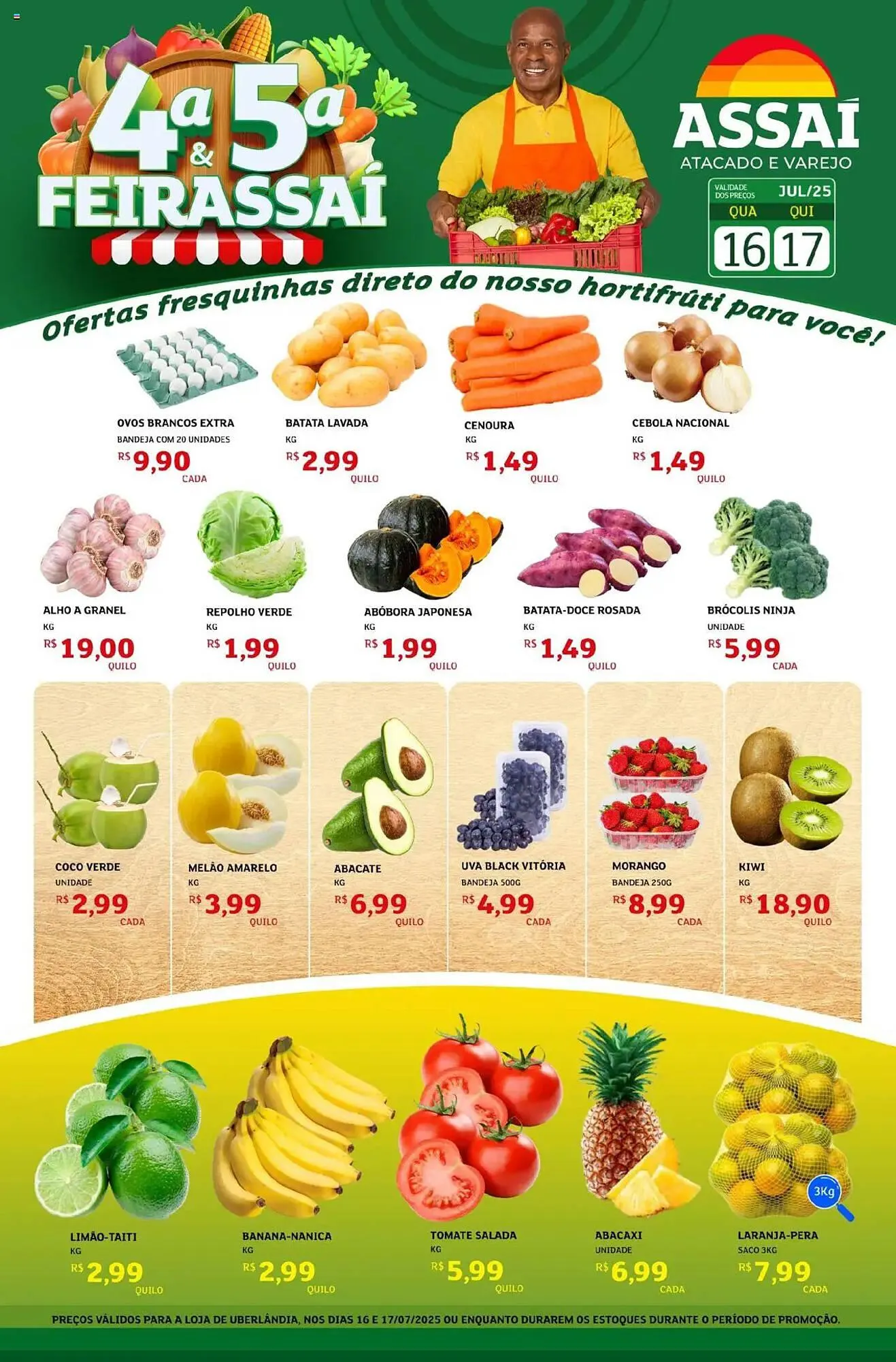 Encarte de Catálogo Assaí Atacadista 16 de julho até 17 de julho 2025 - Pagina 1
