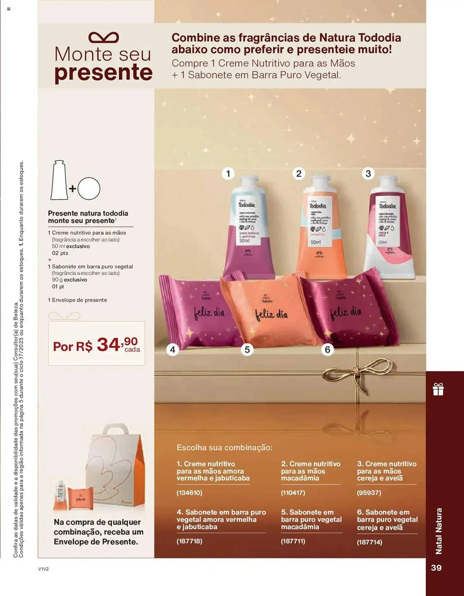 Encarte de Catálogo Natura 14 de outubro até 4 de novembro 2025 - Pagina 39